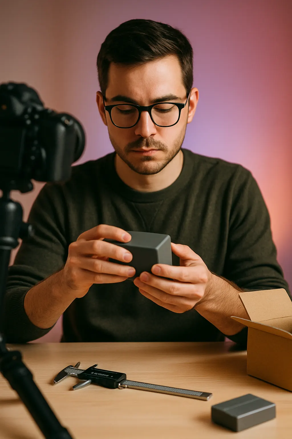 Product Reviewers at work creating content